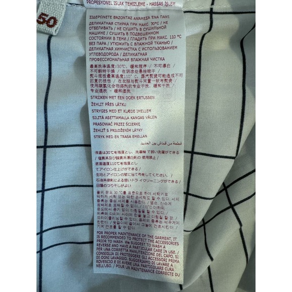 NWT Marni Checked Button Down With Blue Yoke - Picture 12 of 13